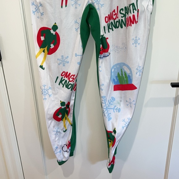 Elf The Movie One-Piece Sleeper Pajama Union Suit 
S/M - Picture 3 of 8